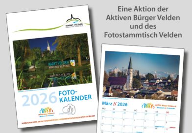 Aktive Bürger Velden starten Verkauf des Fotokalenders 2026 – Erlös geht vollständig an die Tafel Vilsbiburg