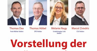 Velden wählt – Vorstellung der Bürgermeisterkandidaten