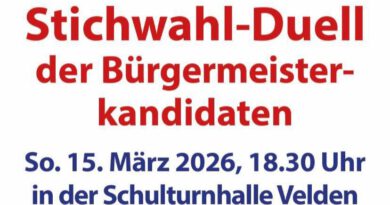 Bürgermeister‑Stichwahl 2026: Die Aktiven Bürger Velden laden zum Kandidaten‑Duell ein